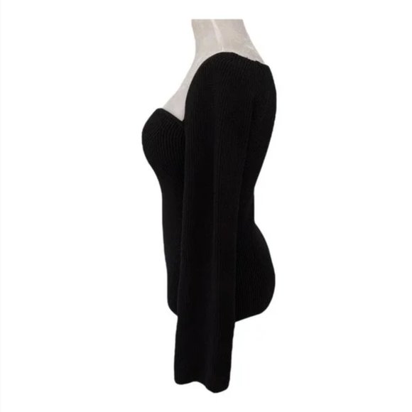 Pixie Market Chiara Knit Bustier Top Large - Picture 5 of 5